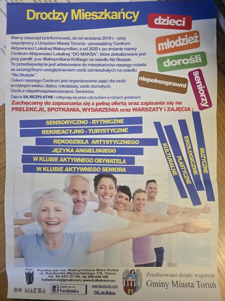 CAL Do Maksa - zaproszenie dla mieszkańców